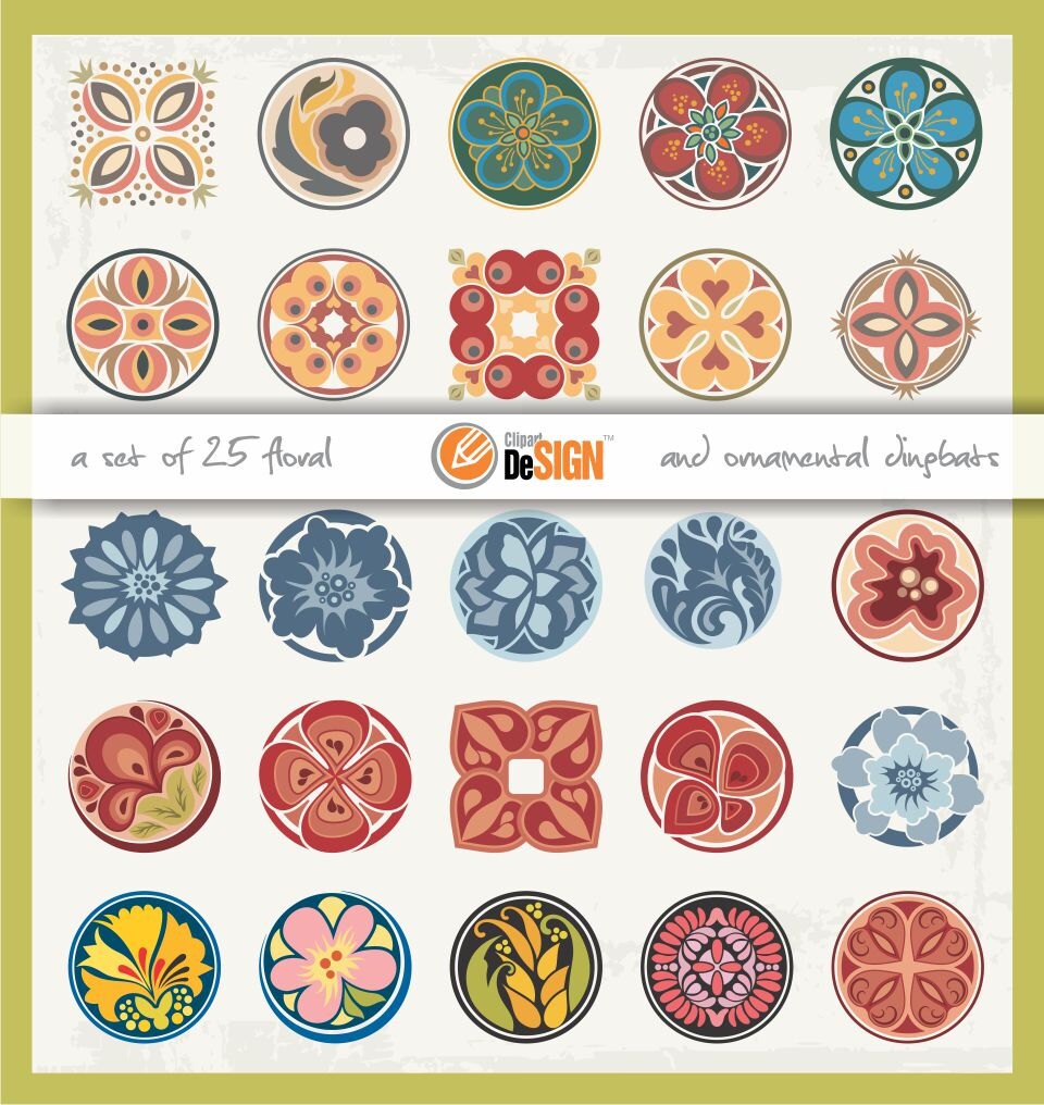 2525 Floral Dingbats Vector Clipart Ornaments Flowers Etsy 2525 Floral Dingbats Vector Clipart Ornaments Flowers Etsy