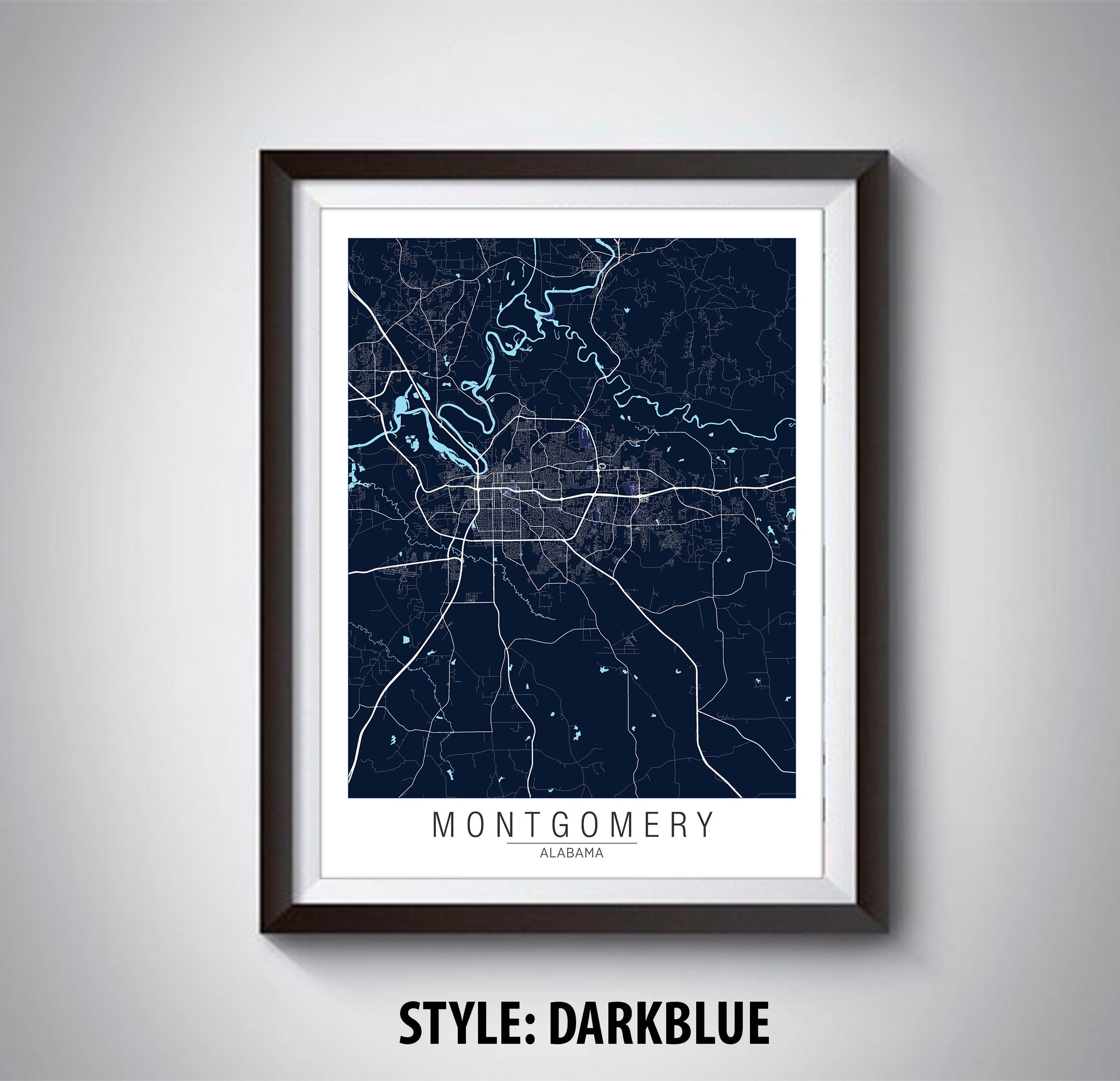 Montgomery Poster from Etsy - Artistry Meets Geography