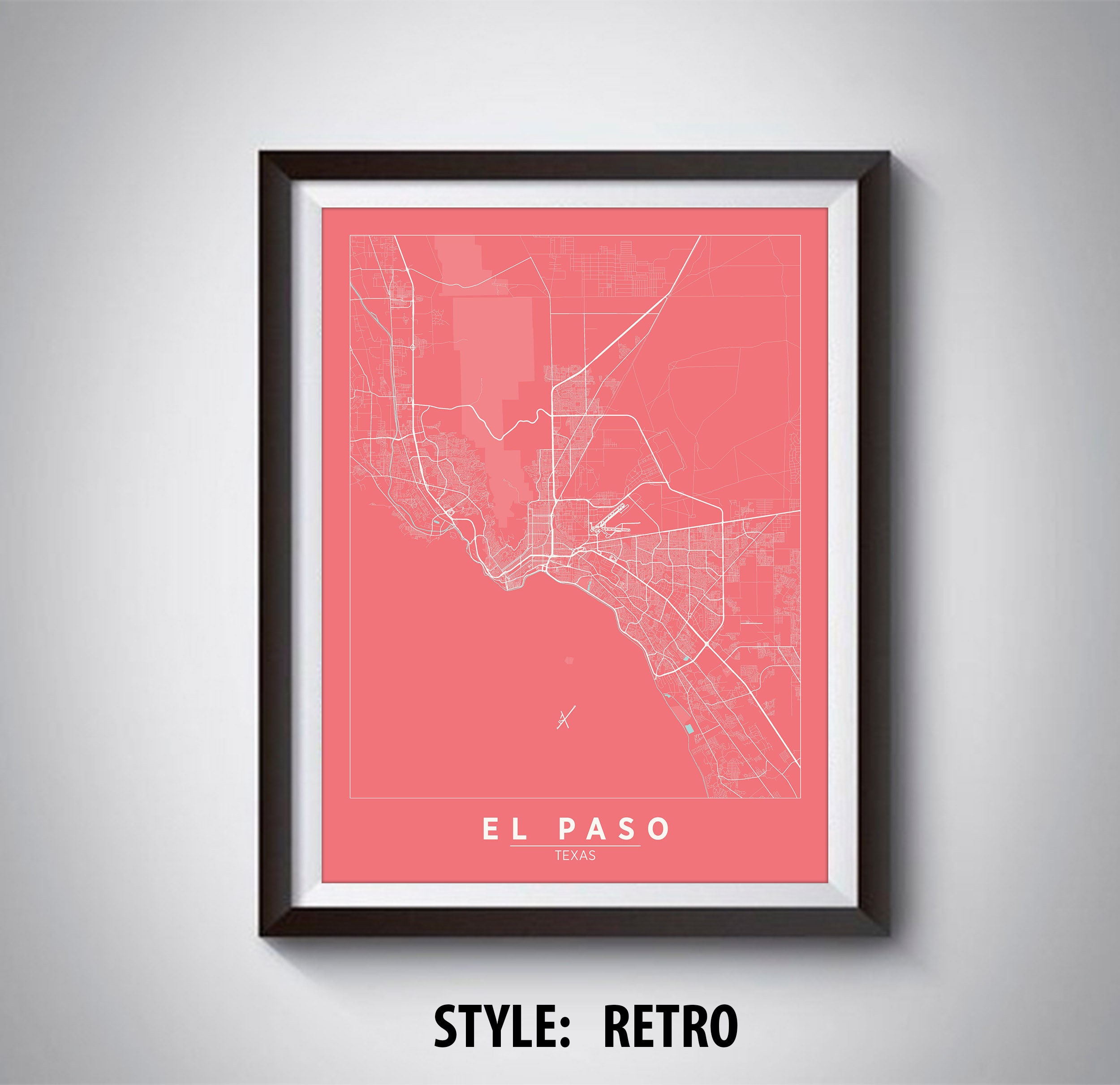 Map Fo Decatur GA Decatur Map Decatur Poster Office Etsy