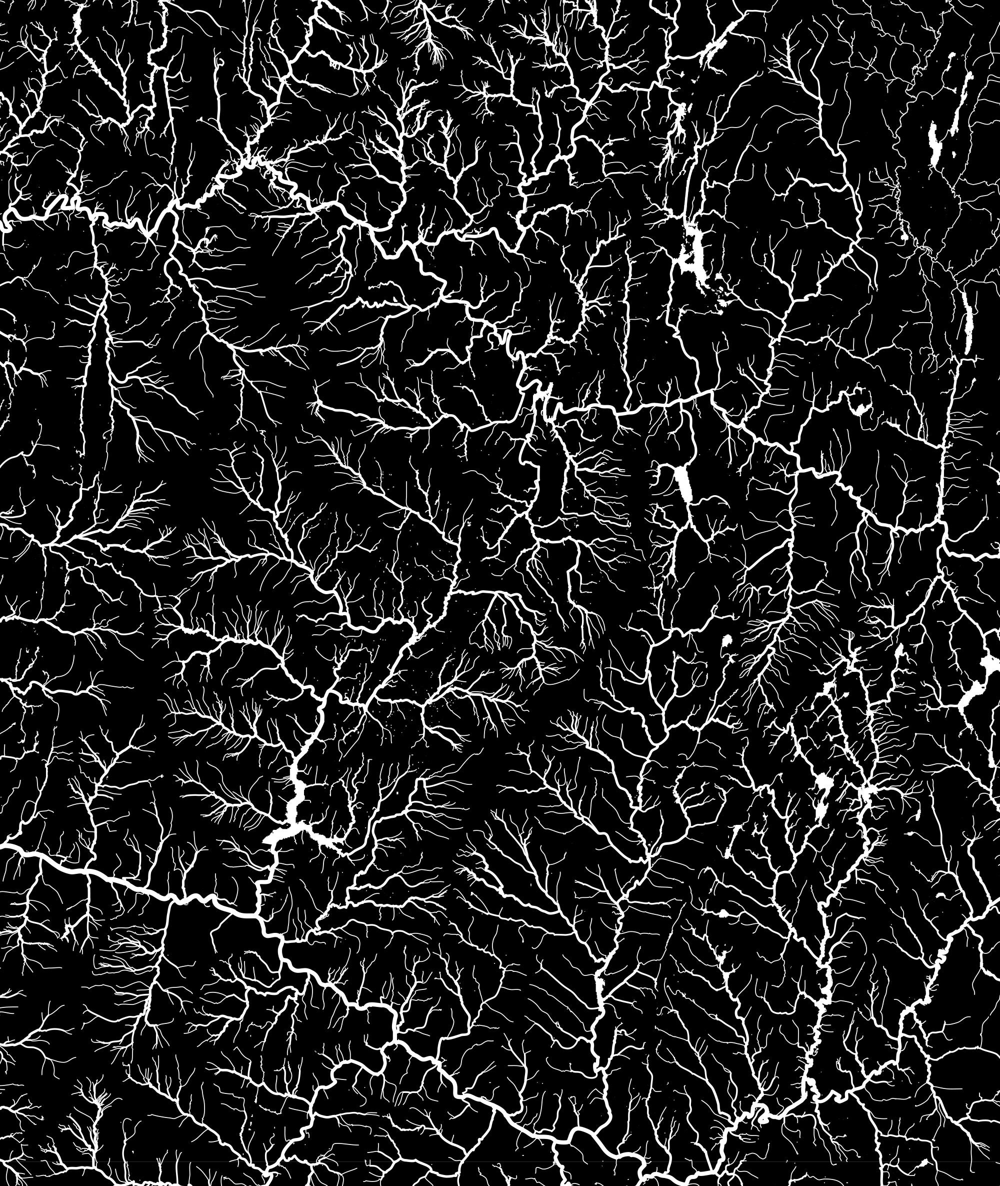 North Carolina Rivers and Lakes Map Poster: Hydrological Art Print - Etsy