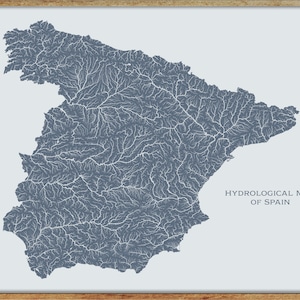 Spain Hydrological Map Of Rivers And Lakes Spain Map Etsy Il 300x300.2464526361 9bgx