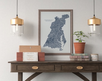 Chesapeake Bay Watershed Map of Rivers and Lakes