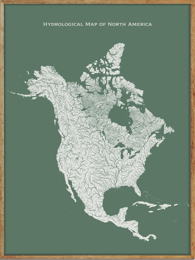 North America Hydrological Map - Il 794xN.3302844846 Fcxu