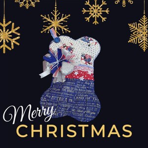 Unique Dog Bone Shaped Stocking Especially for Your Dog