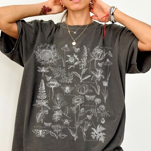 Subtle Anti Trump Botanical Shirt, Vintage Hidden F*ck Trump Floral Graphic, Cottagecore Political Protest Comfort Colors Shirt