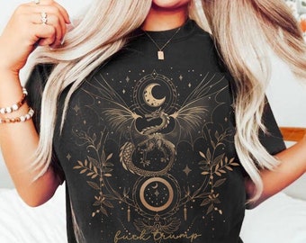 Subtle Anti Trump Shirt, Fuck Trump, Feminism Dragon, Womens Rights, Anti Maga, Pro Choice, Resist Shirt, Feminist Gifts, Feminist Shirt