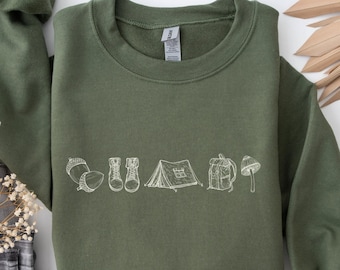 Granola Girl Aesthetic- Granola Girl Sweatshirt, Nature Shirt, Hiking Shirt, Camping Shirt, Colorado Sweatshirt, Cottagecore, Forestcore