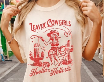 Lesbian Pride- Hootin & Hollerin Lesbian Shirt, Sapphic Shirt, LGBT Pride, LGBTQ, Subtle Pride Shirt, Lesbian Wester , , WLW