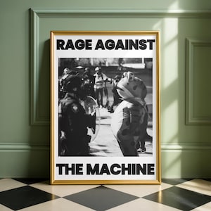 Rage against the machine poster - Etsy 日本