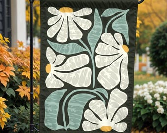 Bandera de jardín "Jesús te ama", arte floral, regalo de inauguración, decoración de porche, decoración de primavera, bandera cristiana, arte cristiano, regalos cristianos