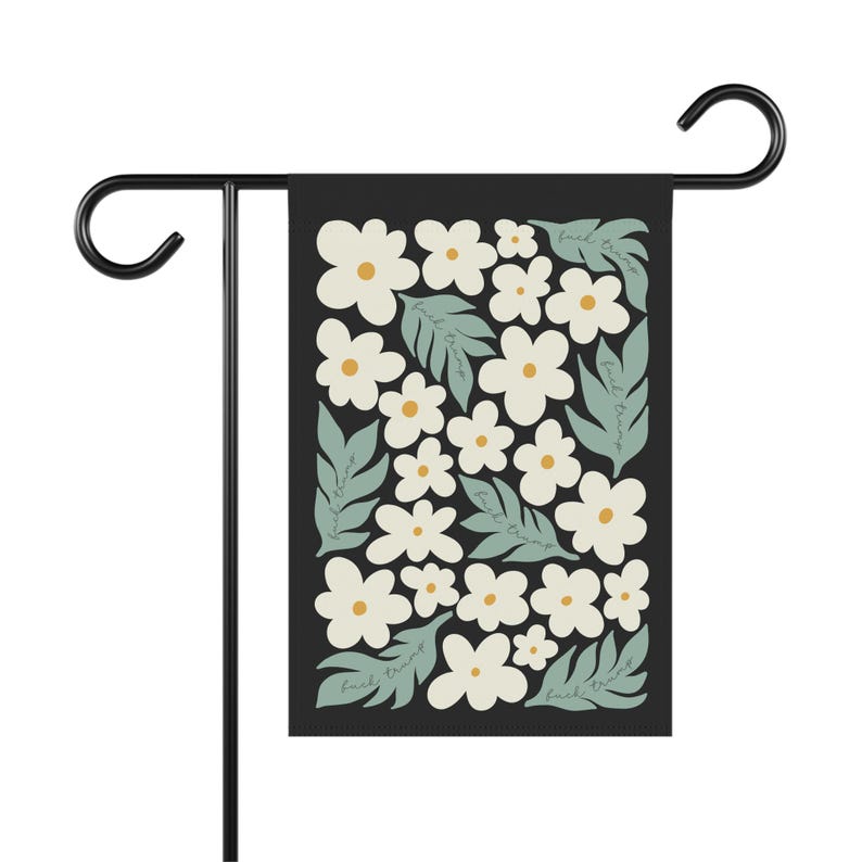 Subtle Anti Trump Flag, Fuck Trump, Feminist Gifts, Anti Maga, Feminist Flag, Pro Choice Flag, Anti Trump Sign, Political Garden Flag 12'' × 18''