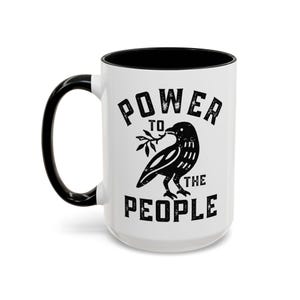 Power to the People Protest Mug, Political Activist Mug, Progressive Gift, Social Justice Mug, Liberal Gift, Resist Mug, Anti Trump Mug image 6