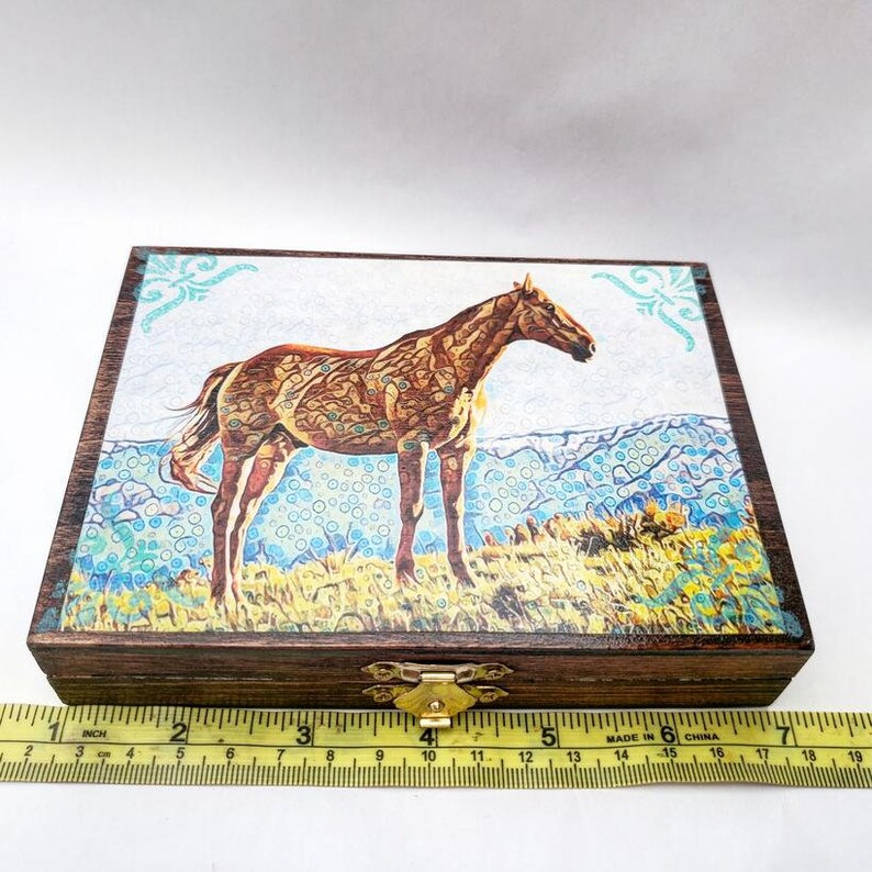 PERSONALIZED Handcrafted Horse Jewelry Box Wood Jewelry Etsy