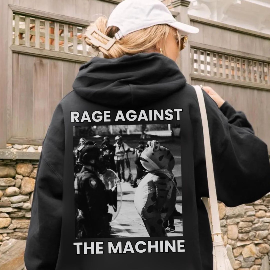 Portland Frog Protester Hoodie, Anti ICE Hoodie, Unisex Protest