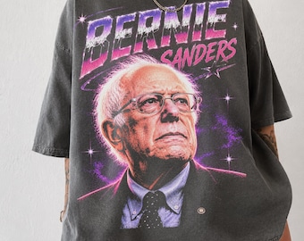 Vintage Bernie Sanders Shirt, Progressive Political Comfort Colors Tee, Y2K Graphic Shirt