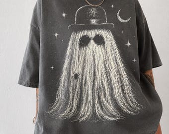 Cousin Itt Shirt, Gothic Halloween Tee, Spooky Ghost Graphic Shirt, Addams Inspired Shirt, Goth Comfort Colors Tee, Creepy Cute Shirt