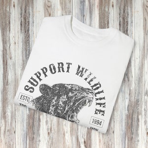 Support Wildlife Raise Men Vintage Graphic Tee, Feminism Shirt, Womens Rights Shirt, Feminist Shirt, Medusa Shirt, Fuck The Patriarchy image 6