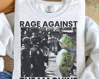 Portland Frog Protest Sweatshirt, Anti ICE-skjorta, Antifascism-skjorta, Anti Trump-skjorta, Vintage-aktivistskjorta, Resistance Tee, Fuck ICE-skjorta