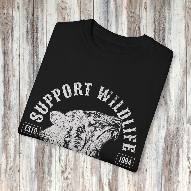 Support Wildlife Raise Men Vintage Graphic Tee, Feminism Shirt, Womens Rights Shirt, Feminist Shirt, Medusa Shirt, Fuck The Patriarchy image 4
