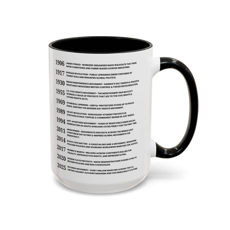 Power to the People Protest Mug, Political Activist Mug, Progressive Gift, Social Justice Mug, Liberal Gift, Resist Mug, Anti Trump Mug image 7