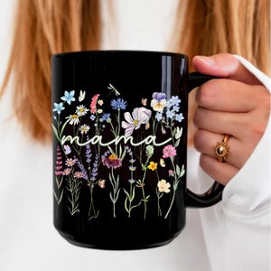 Wildflower Mama Mug, Mom Mug, Mama Gift, Floral Mug, Gifts For Her, Mug For Mom, Mom Coffee Mug,Best Mom Ever Mug,Mothers Day Gift,Valentine
