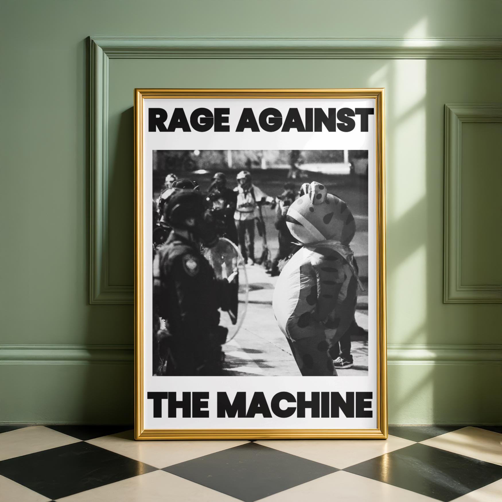 Rage against the machine poster - Etsy 日本