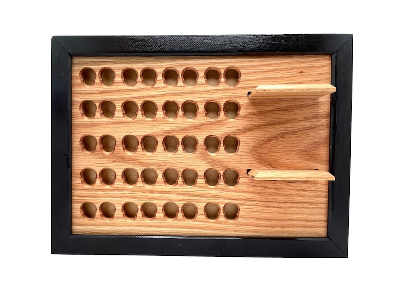 ECJ Custom Plug Board Wood Plug Earring Organizer 2g, 0g, 00g, 7/16, 1/2, 9/16, 5/8, 11/16, 3/4, 7/8, 1Gauges Dangle Plugs image 3