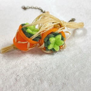 Hanging Succulent Dangles for Tunnels!(Tunnels NOT included) Dangle Gauges/ Stone Gages/Plant-Lovers Gift/