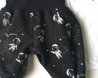 Black baby pants with astronauts. Ready to ship