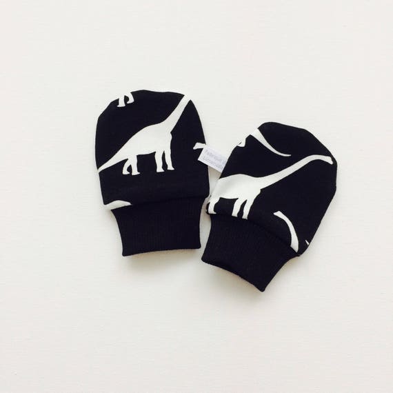 organic baby scratch mittens