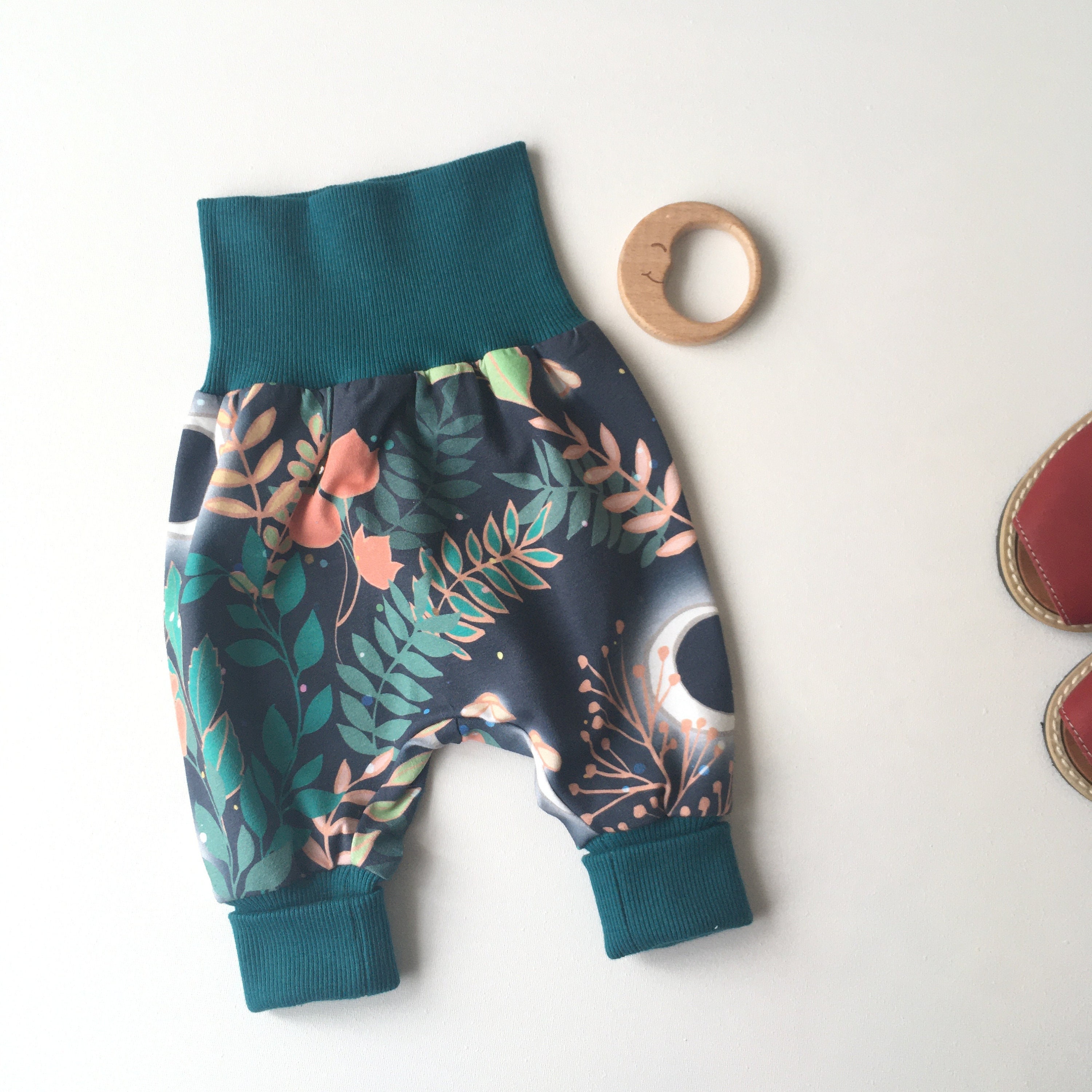 slabbetje en hoofdband / Aussie eten harem broek / eten harem broek slabbetje Kleding Unisex kinderkleding Unisex babykleding Broek muts Icecream Harem broek muts en hoofdband / Zomer harem broek 