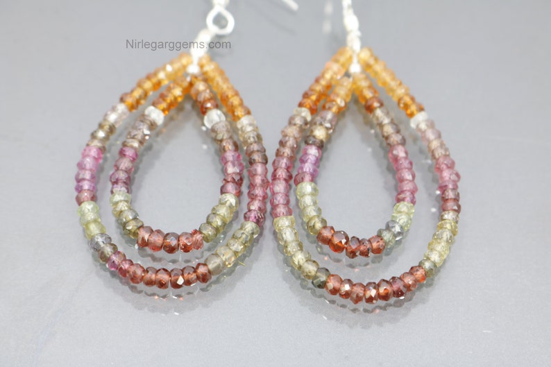 Silver Jewelry Dainty Earring Sister HAPPYMARCH Natural Tundra sapphire Earring Birthstone gift for Mother