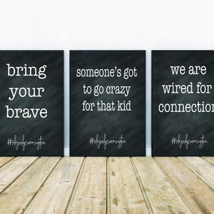 Download digitale Jody Carrington - Classroom Sign - Risorse per gli insegnanti - Set di 3 cartelli personalizzati per la classe - Jody Carrington - bambini in questi giorni