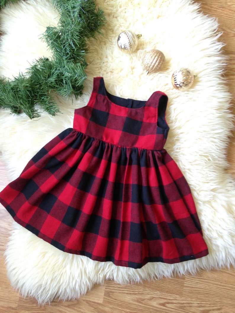 buffalo plaid baby girl clothes