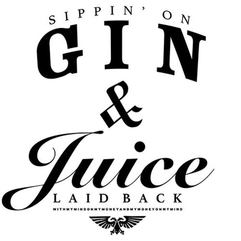 Snoop Dogg Gin and Juice Shirt Tupac Dr. Dre Nate Dogg Etsy