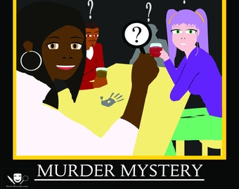Death at a Dinner Party: A Murder Mystery Party Kit
