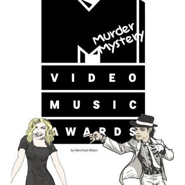 Murder at the Video Music Awards (VMAs): A Celebrity Murder Mystery Party Kit, Murder Mystery Game, Detective Game, Clue Game