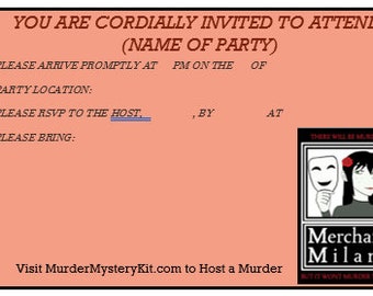 Murder Mystery Kit Etsy