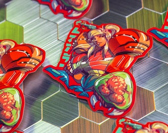 Samus | Video Game Vinyl Sticker