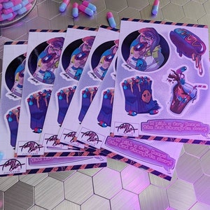 Pill a Day | Vaporwave Sticker Sheet