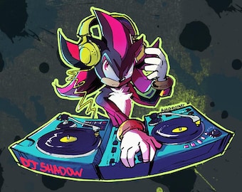 DJ Shadow | Vinyl Sticker