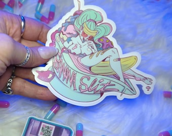 Banana Slit | Monster Girl Vinyl Sticker