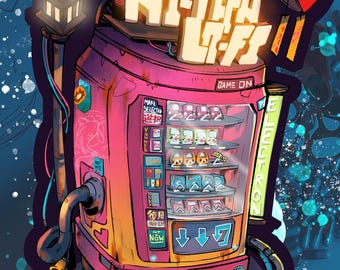 Hi-Tech Lo-fi | Cyberpunk Sticker