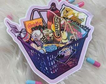 Combini Basket | Cyberpunk Sticker