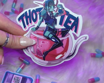 Thot Tea | Monster Girl Sticker