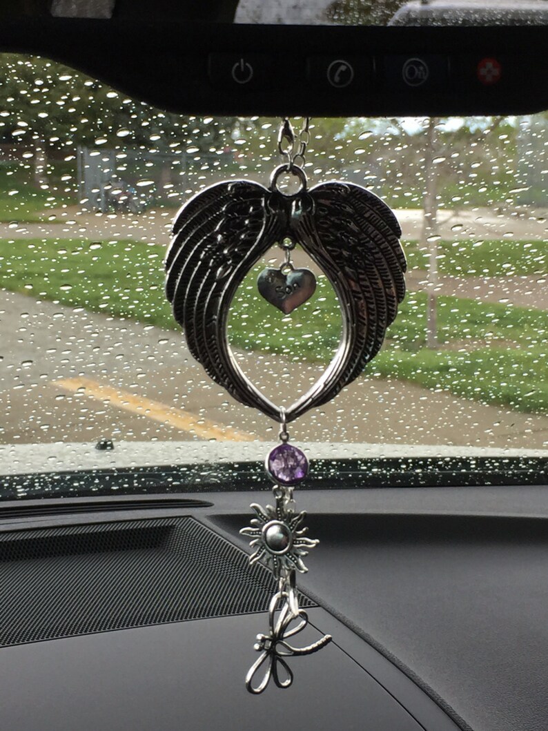 Angel Wing Rear View Mirror Charm. Guardian Angel . . . In Etsy
