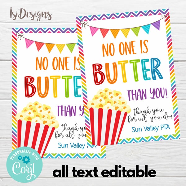 Popcorn Sayings for Appreciation Etsy