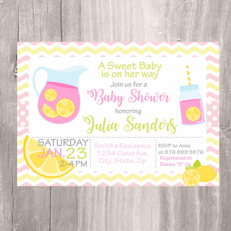 Youngster Shower Printable Invitation, Purple Lemonade Boy or girl Shower Invite, Red and Yellow Woman Kid Shower Printable Invitation, Spring Shower image regarding Baby Shower Printable Invitations called Boy or girl Shower Printable Invitation, Crimson Lemonade Little one Shower Invite, Purple and Yellow Woman Boy or girl Shower Printable Invitation, Spring Shower