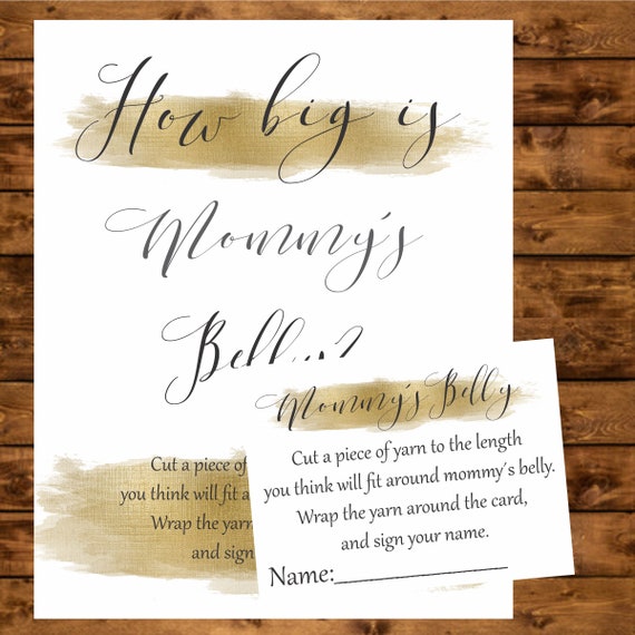 Gold How Big Is Mommy S Belly Printable Instant Download Gold How Big Is Mommy S Belly Printable Instant Download