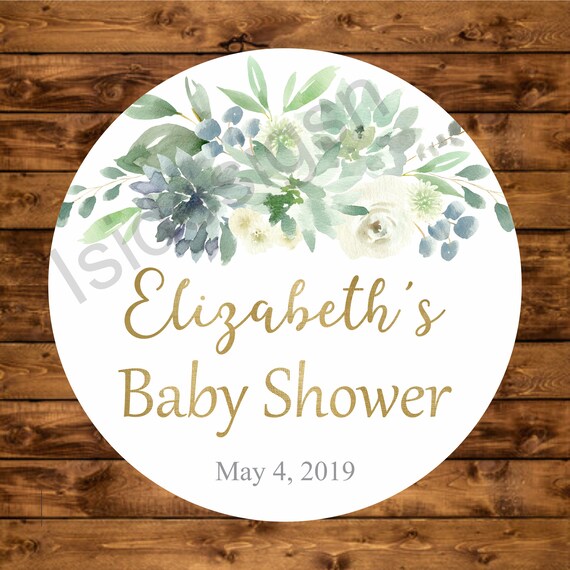 baby shower favor cards